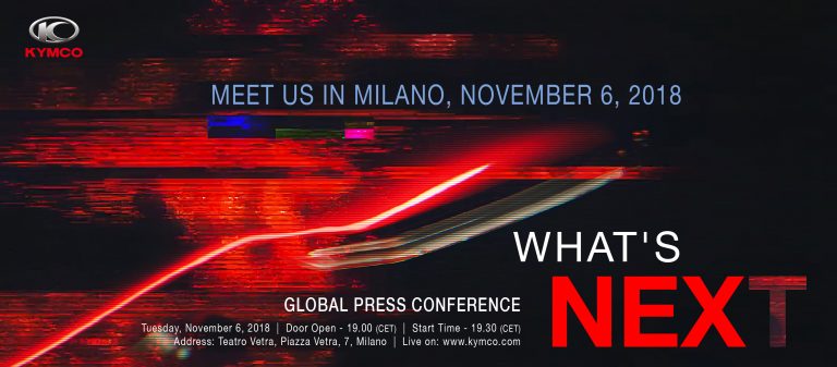 KYMCO Global Press Conference at Teatro Vetra, Milano｜EICMA 2018
